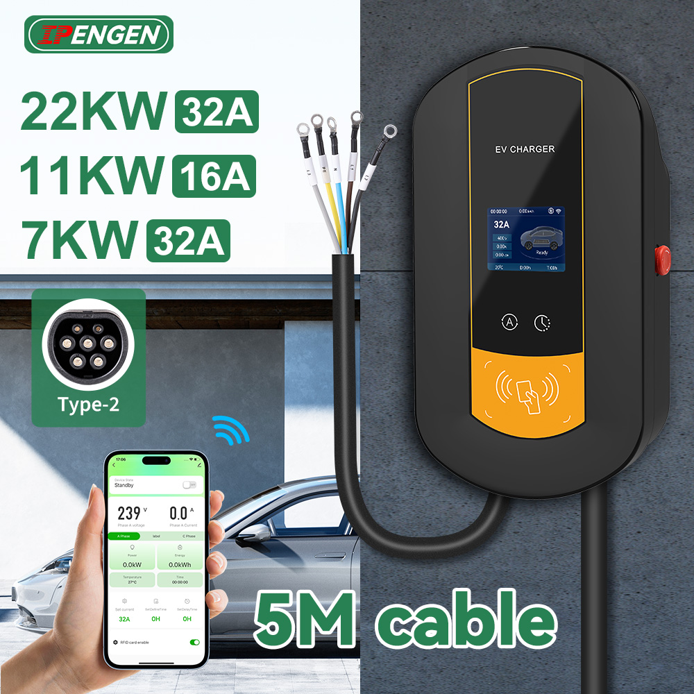 Home Ev Charger - Estación de carga IPENGEN Type2 EV,