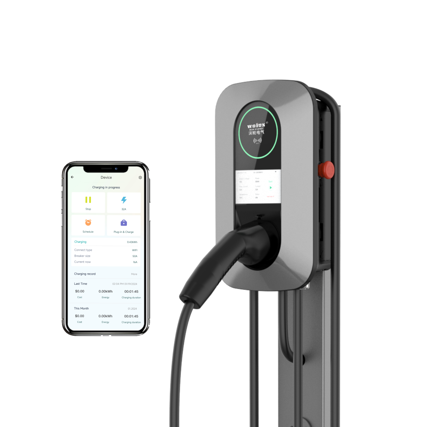 Estación de Carga Doméstica de - Home Ev Charger reseña y precio