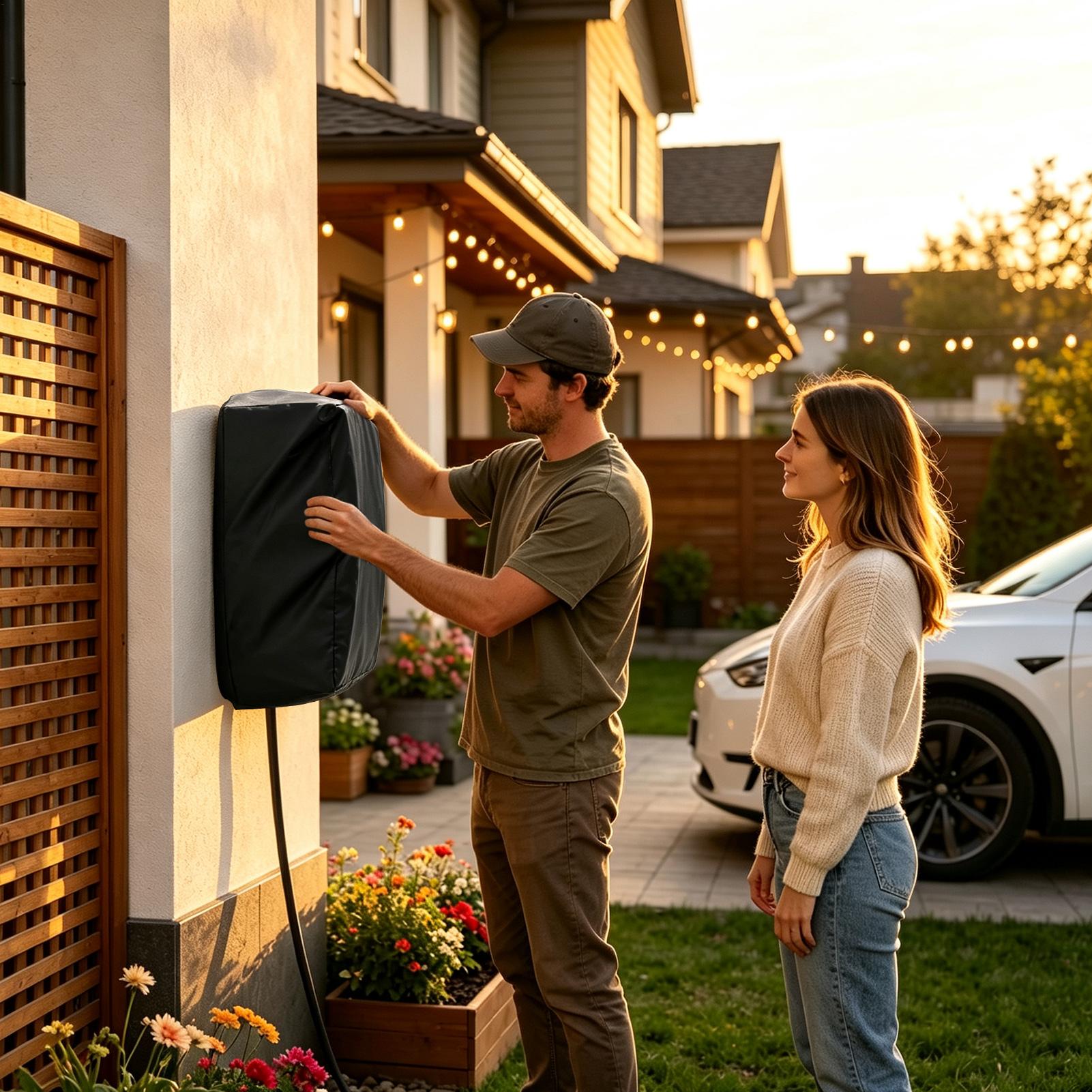 Cubierta para cargador de vehí - Home Ev Charger reseña y precio