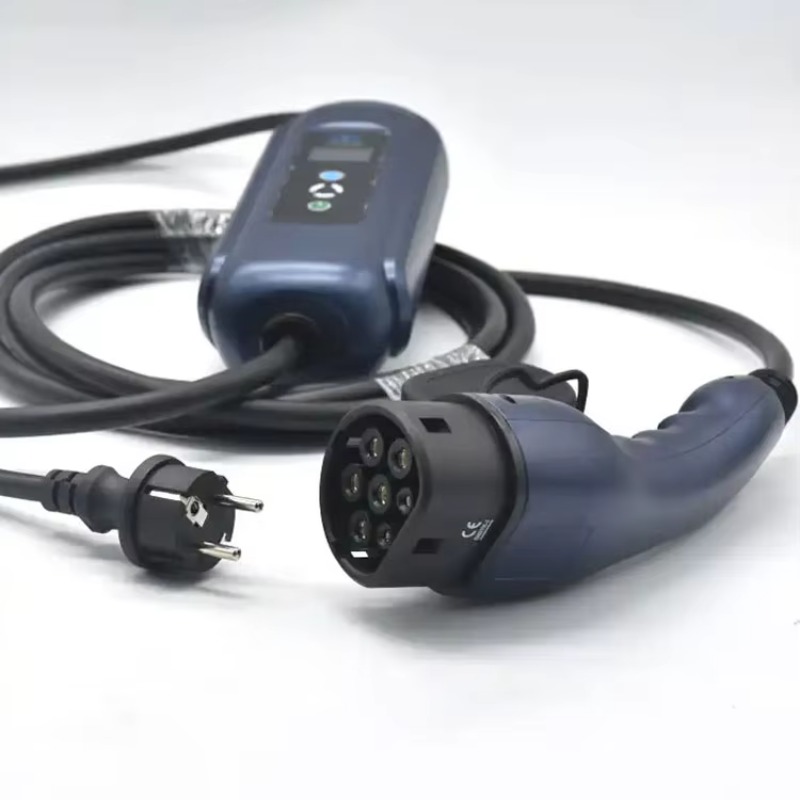 Caja de Control Azul para Vehí - Portable Ev Charger reseña y precio